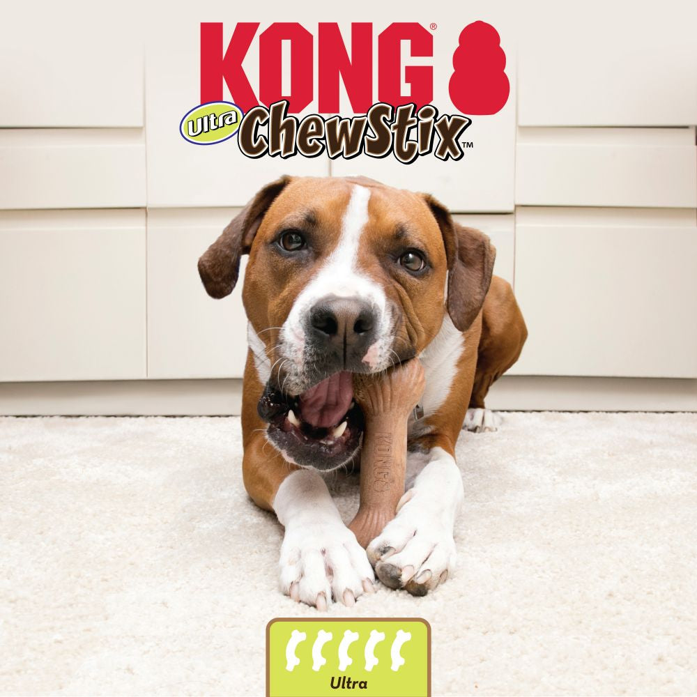 KONG ChewStix Ultra Bone - Provides a Safer Chewing Option for Dogs.