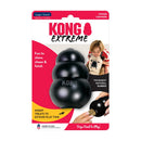 KONG Extreme Black Rubber Dog Toy - Fun to Chew, Chase and Fetch. Toughest Natural Rubber.