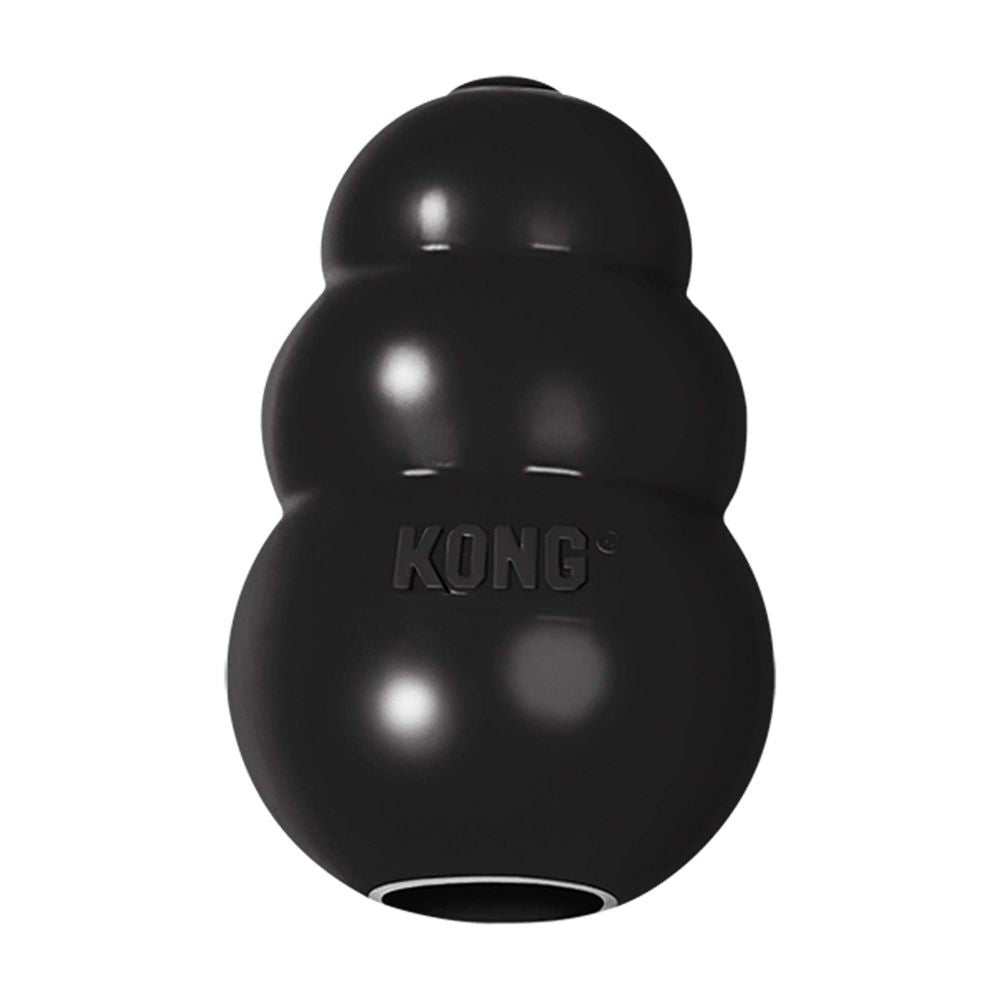 KONG Extreme Black Rubber Dog Toy for Tough Chewers