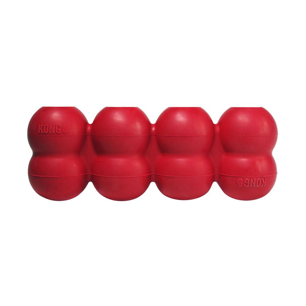 KONG Goodie Ribbon Dog Toy. Made with Durable KONG Classic Rubber.