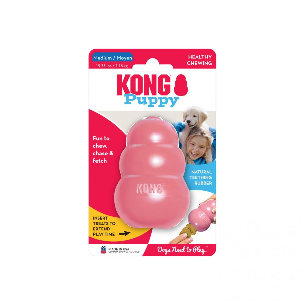 KONG Puppy Dog Toy Pink - Medium