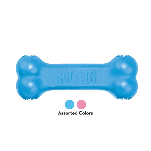 KONG Puppy Goodie Bone Dog Toy - Assorted Colours, Pink or Blue