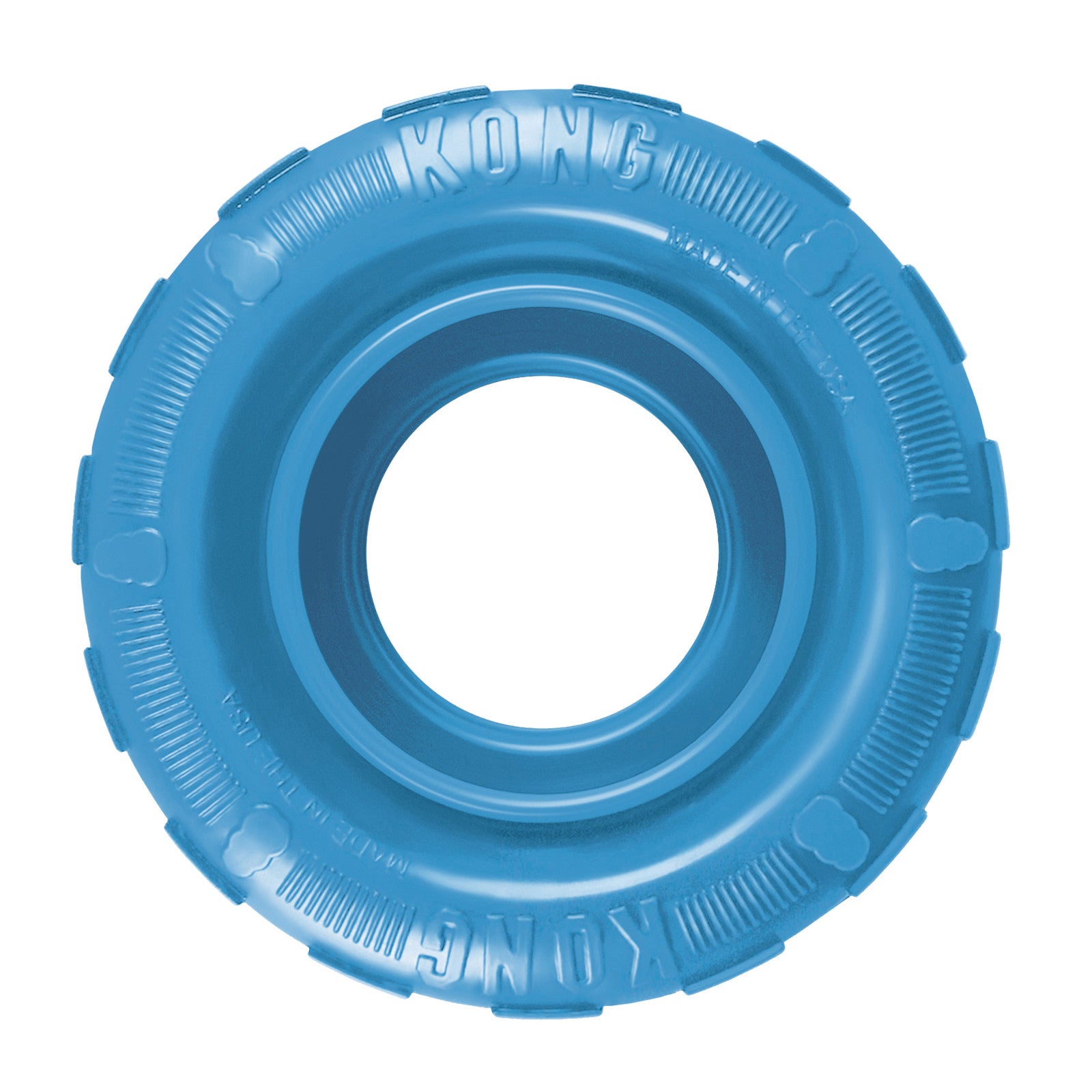KONG Puppy Tire Dog Toy Blue - Medium/Large