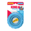 KONG Puppy Tire Dog Toy Blue - Small