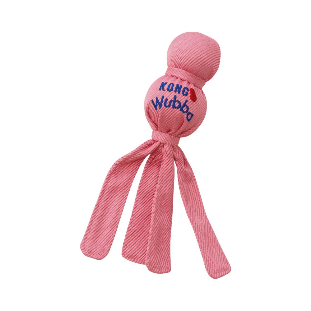 KONG Puppy Wubba Interactive Dog Toy - Pink