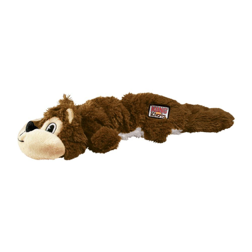 KONG Scrunch Knots Squirrel - Plush Dog Toy