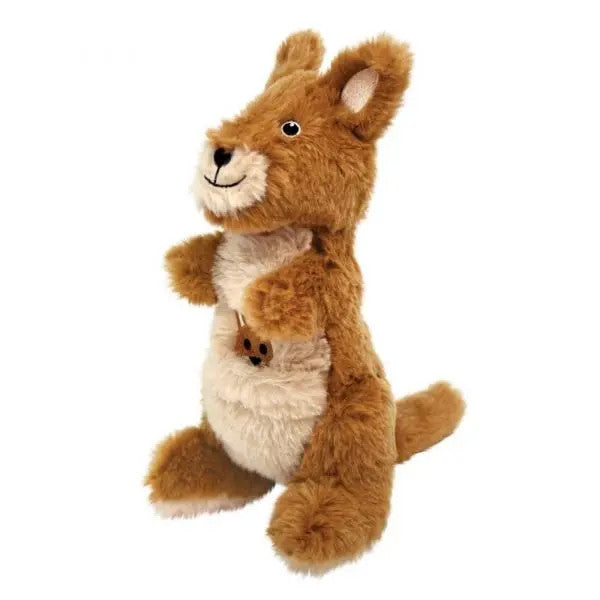 KONG Shakers Passports Kangaroo - Plush Dog Toy