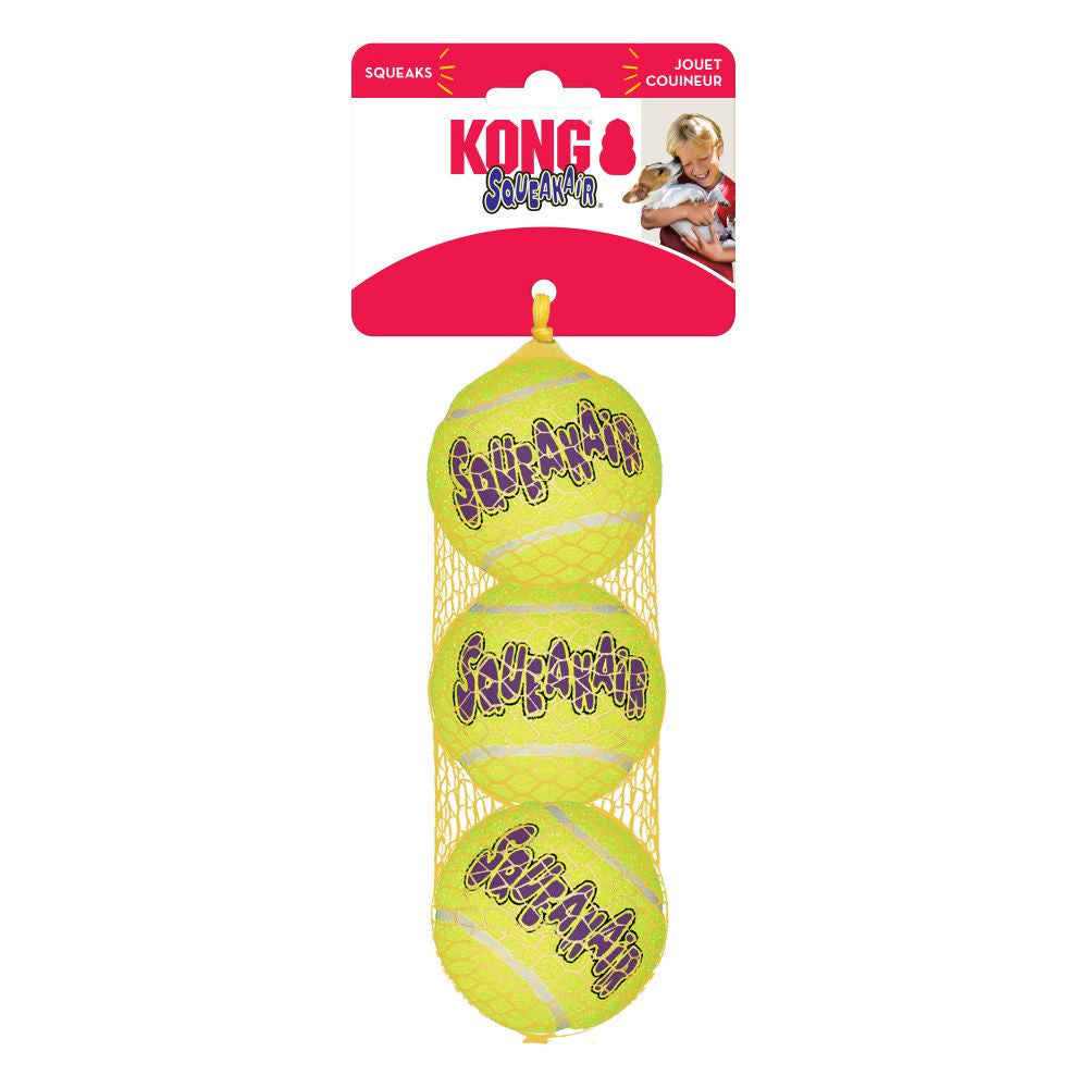 KONG SqueakAir Ball Medium 3 Pack - Dog Toy