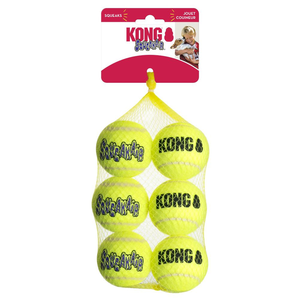 KONG SqueakAir Ball Medium 6 Pack
