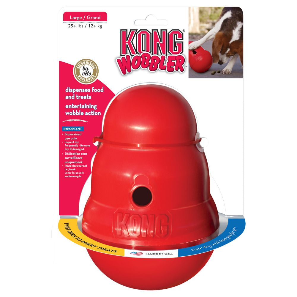 KONG Wobbler Treat Dispensing Dog Toy - Large