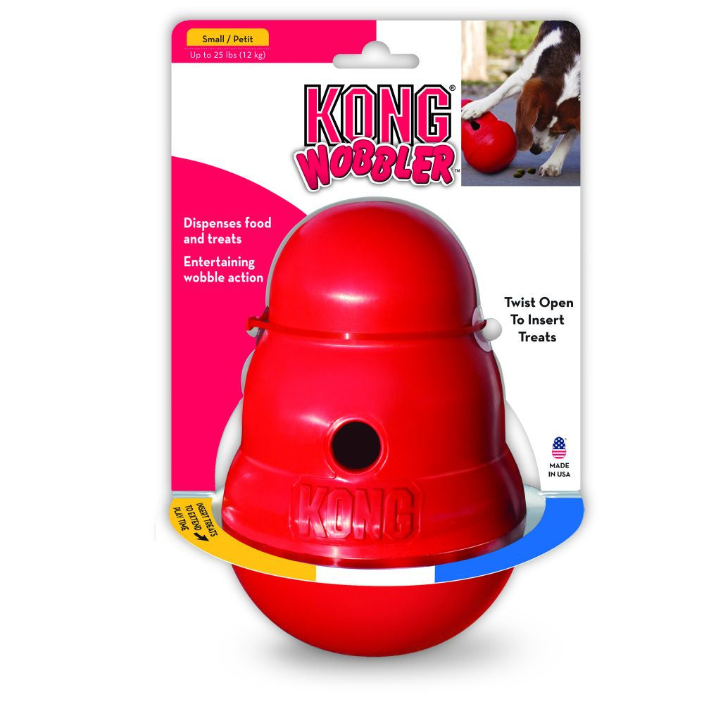 KONG Wobbler Treat Dispensing Dog Toy - Small
