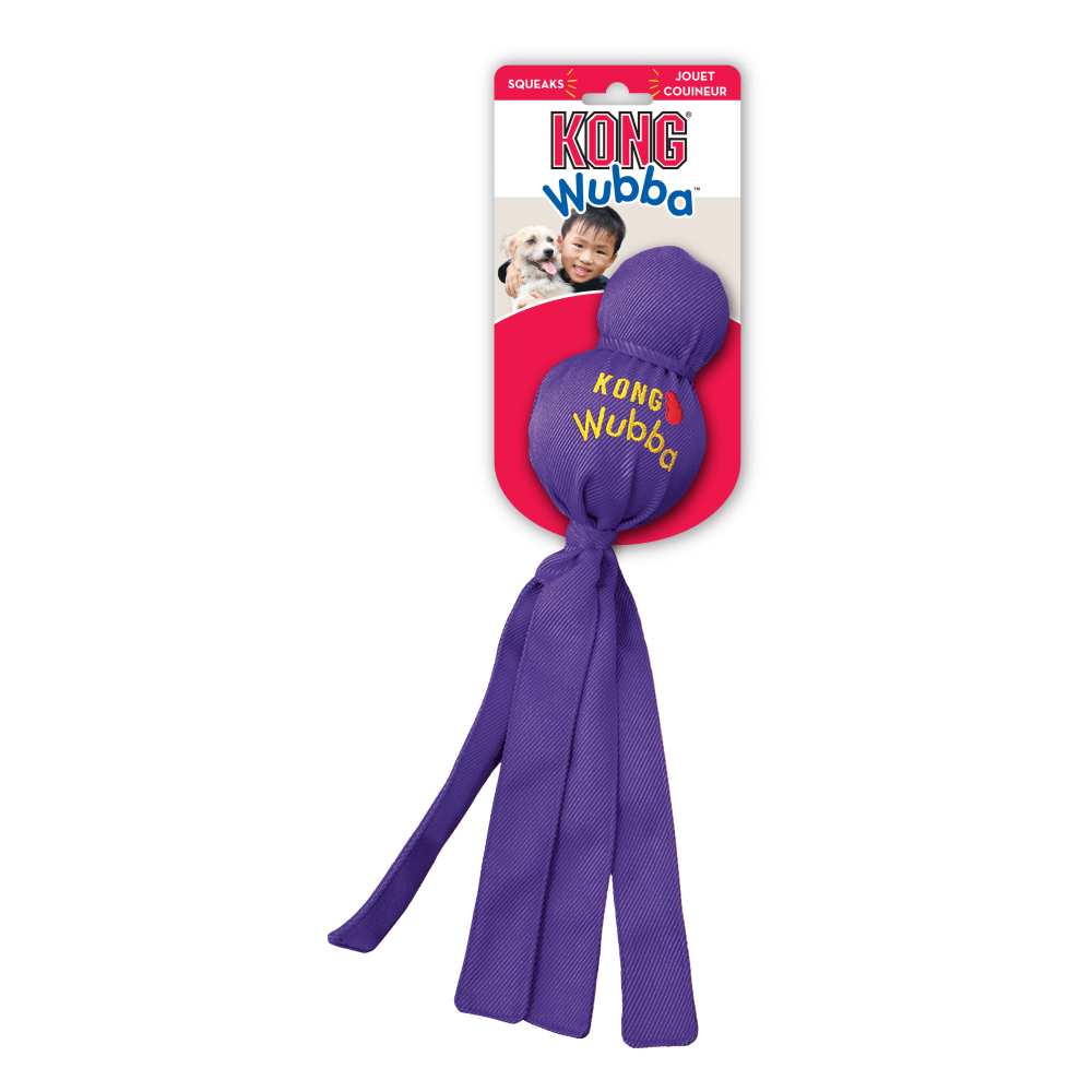 KONG Wubba Classic Dog Toy - Retail Pack.