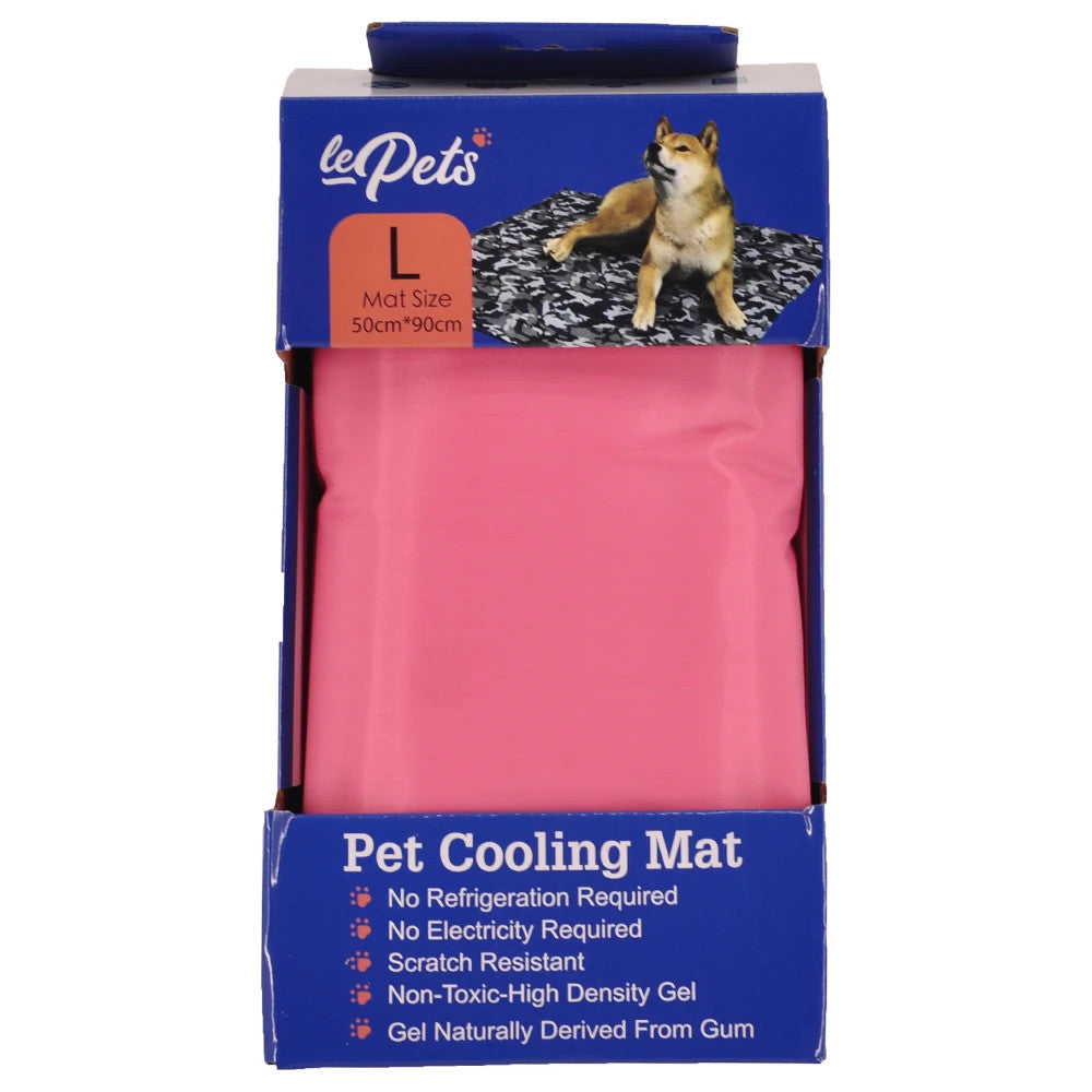 LePets Pet Cooling Mat - Pink, Large
