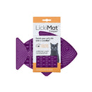 Lickimat Casper Enrichment Feeder for Cats - Purple