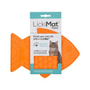 Lickimat Felix Enrichment Feeder for Cats - Orange