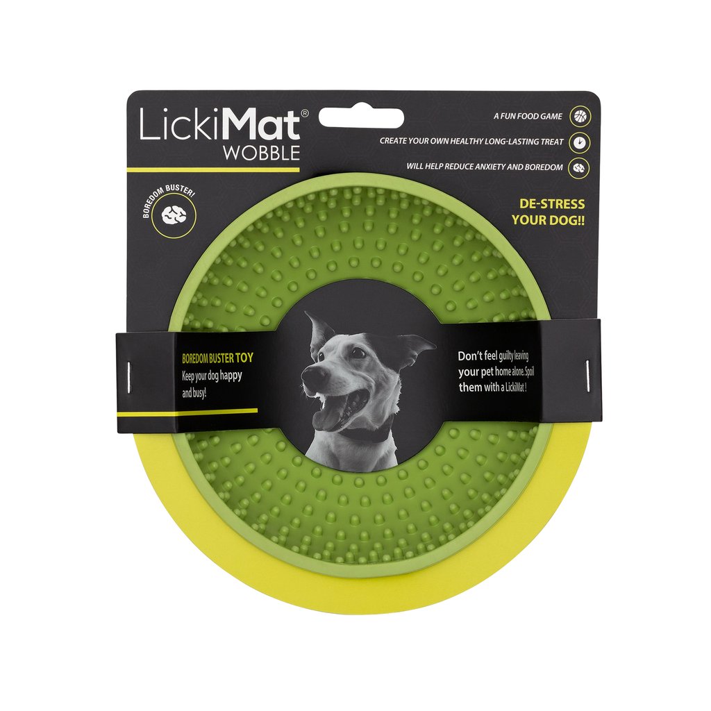 LickiMat Wobble Green, Retail Package - LickiMat Australia