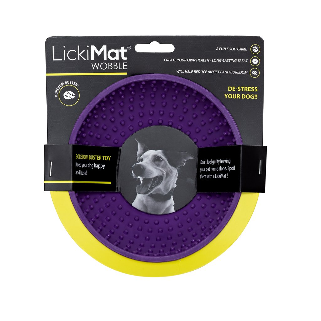 LickiMat Wobble Purple, Retail Package - LickiMat Australia
