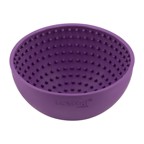 LickiMat Wobble Purple, Top View - LickiMat Australia