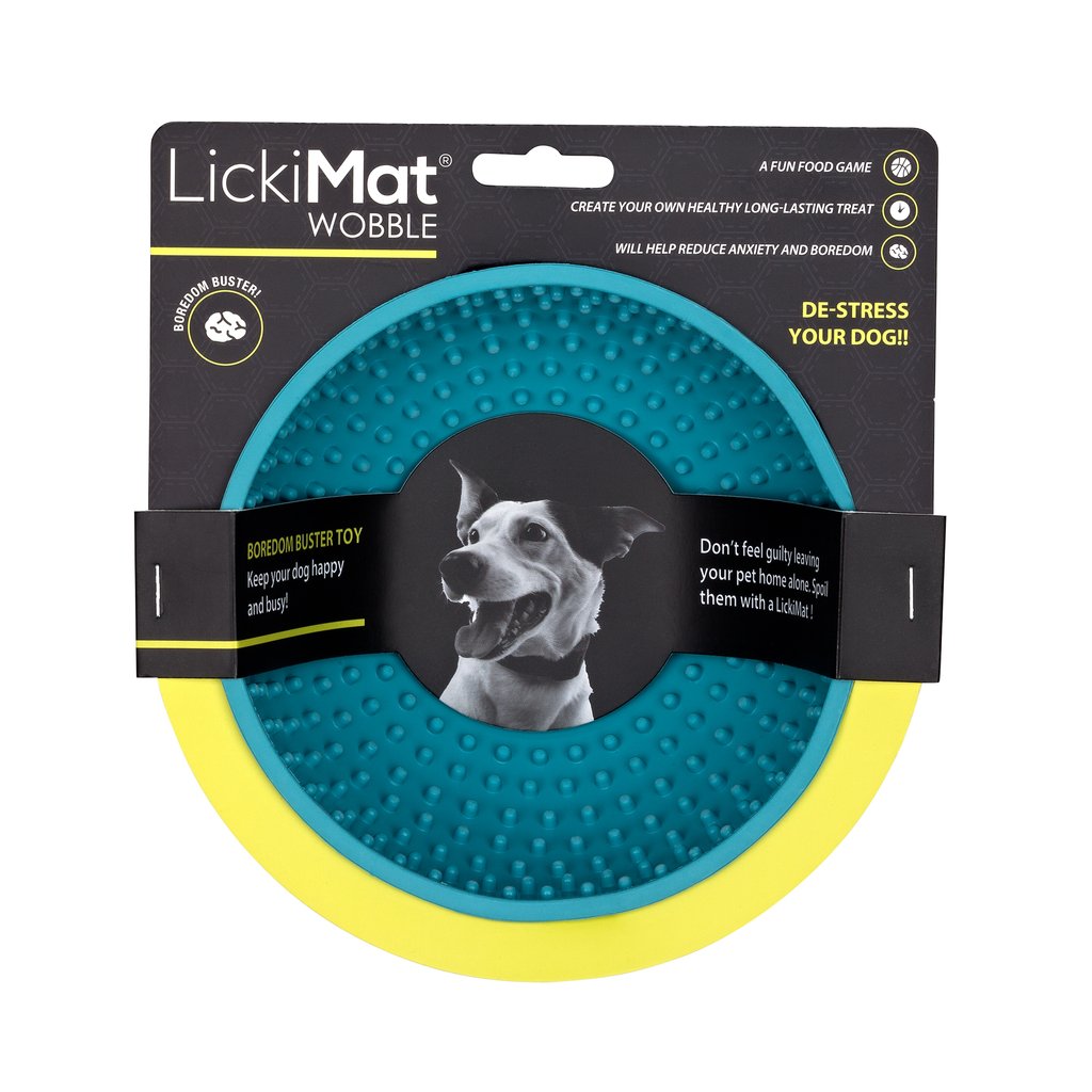 LickiMat Wobble Turquoise, Retail Package - LickiMat Australia