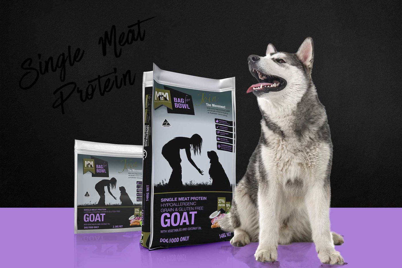 MEALS FOR MUTTS Single Protein Goat Grain Free Dry Dog Food