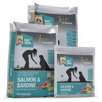 Meals for Mutts Salmon & Sardine Dog Food.