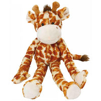 Multipet Swinging Safari Giraffe Plush Dog Toy.