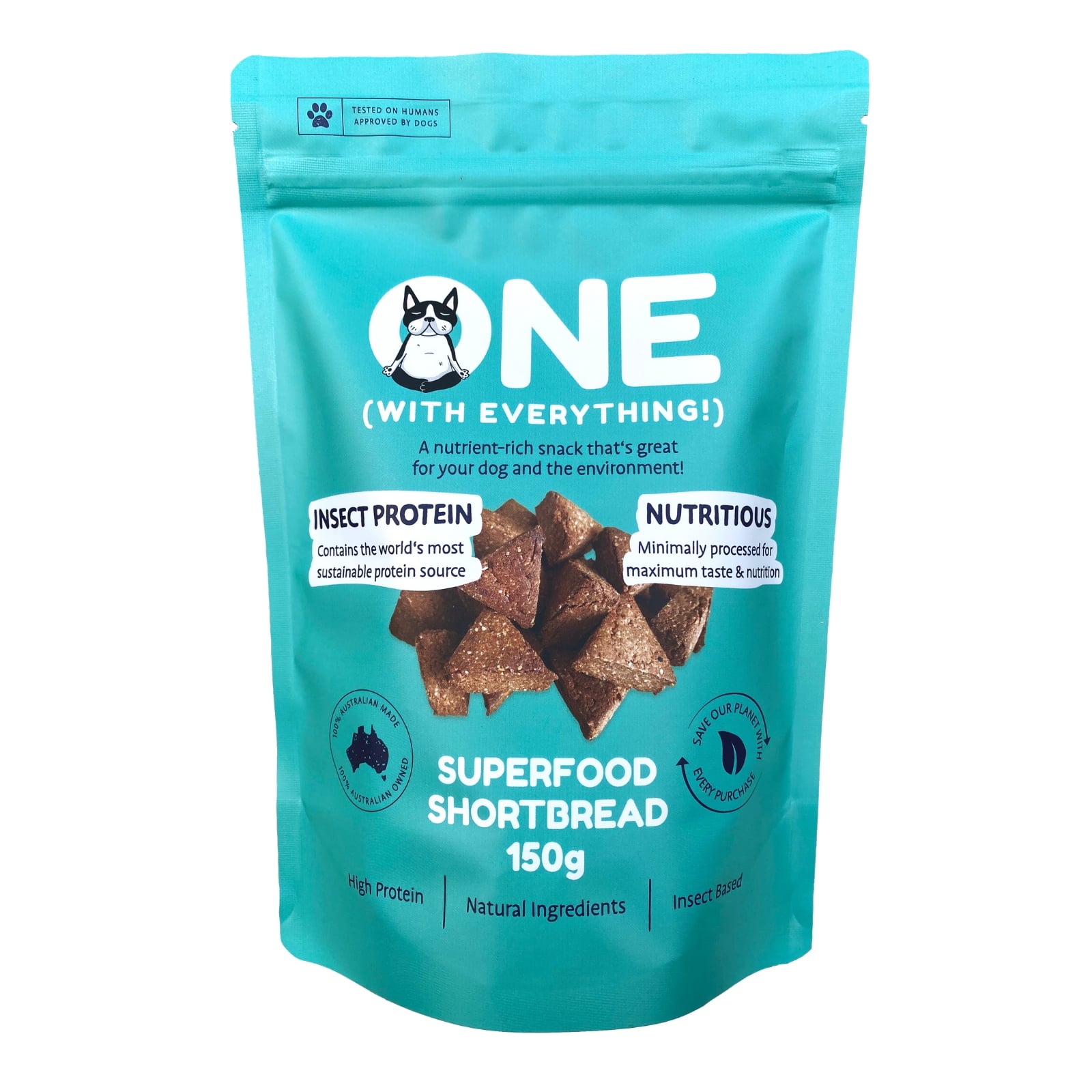 ONE With Everything Superfood Shortbread Dog Treats