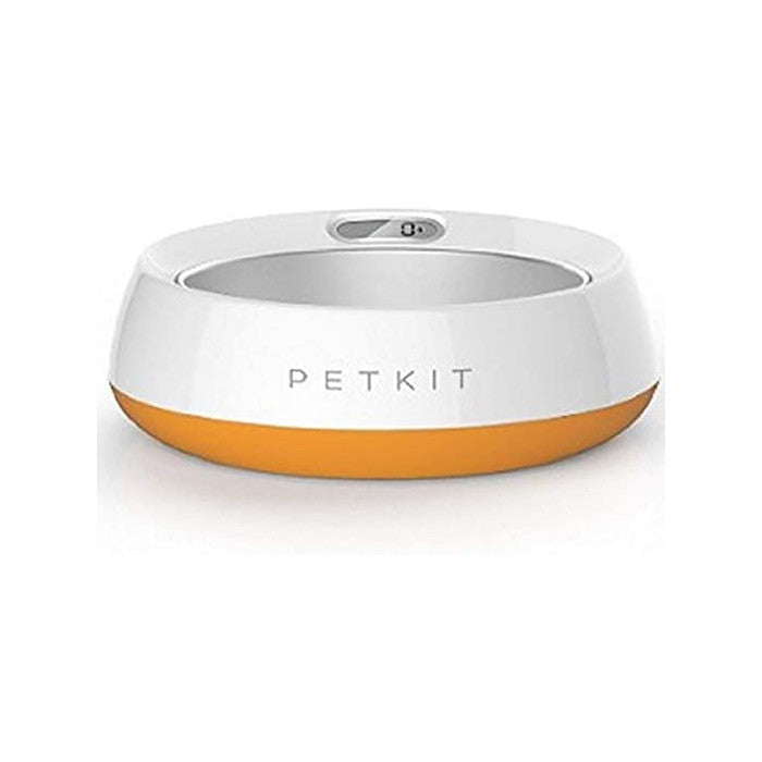 PetKit Digital Scale Pet Food Bowl: Coral Orange