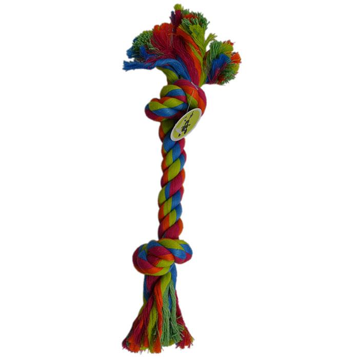 Scream 2-Knot Rope Interactive Dog Toy