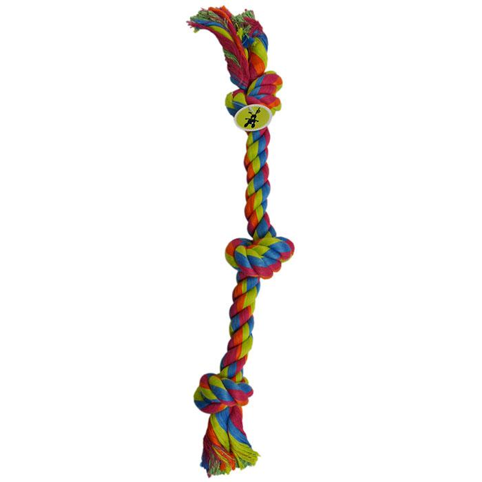 Scream 3-Knot Rope Interactive Dog Toy 38cm