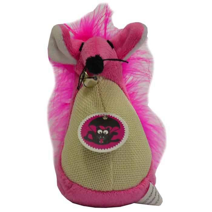 Scream Fatty Mouse Cat Toy with Catnip - Pink