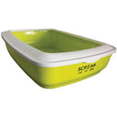 Scream Rectangle Litter Tray Loud Green