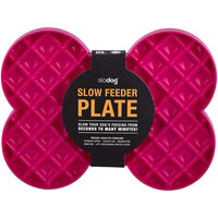 SloDog Slow Feeder Plate for Dogs - Pink