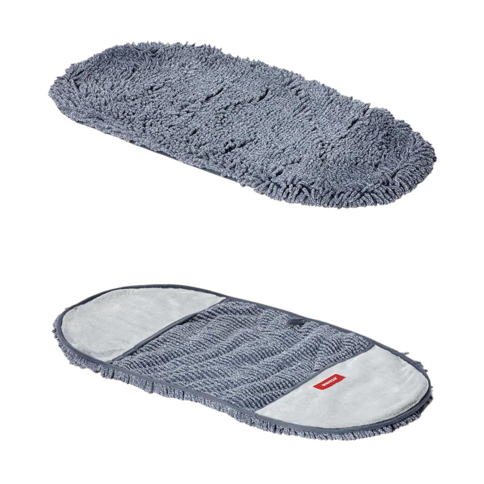 SNOOZA SupaDry Microfibre Noodle Mitt for Dogs. Front and Back.