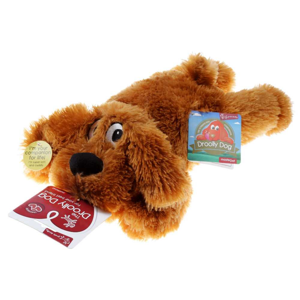Droolly Dog Plush Dog Toy - Retail Pack