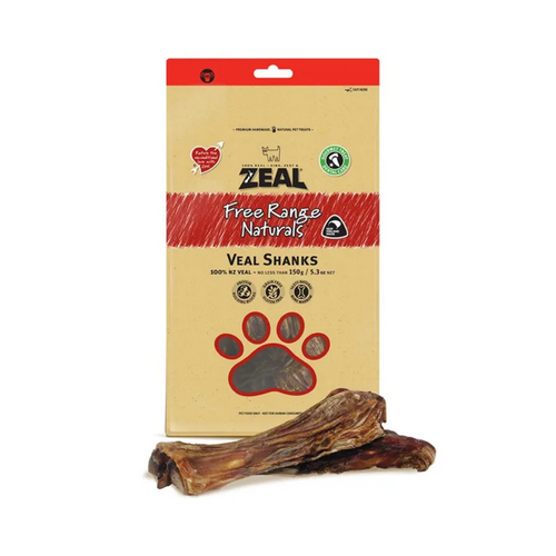 Zeal Dog Treats, Free Range Naturals Veal Shanks.