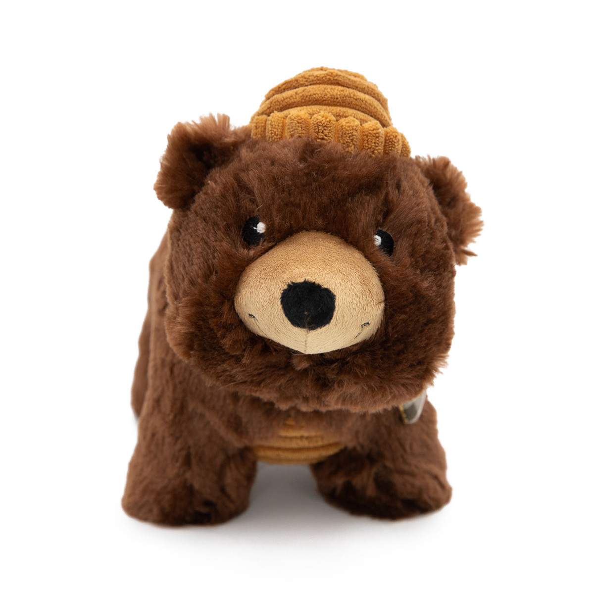 ZippyPaws Grunterz Bear Plush Dog Toy for medium to large dogs.