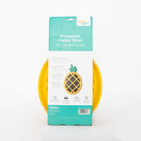 ZippyPaws Happy Bowl Pineapple Slow Feeder - Retail Pack Back