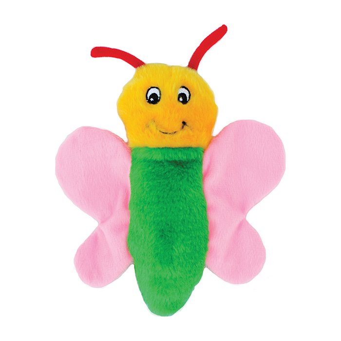 ZippyPaws Crinkle Butterfly Plush Dog Toy