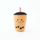 ZippyPaws NomNomz Boba Milk Tea Plush Toy for Dogs.