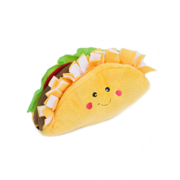 ZippyPaws NomNomz Taco Plush Dog Toy
