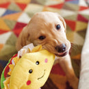 ZippyPaws NomNomz Taco Dog Toy – Squeaky Plush Fun!