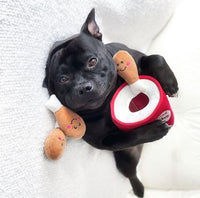 ZippyPaws Zippy Burrow Chicken Bucket Interactive Hide-and-Seek Toy for Dogs.