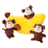 ZippyPaws Zippy Burrow Monkey 'n Banana