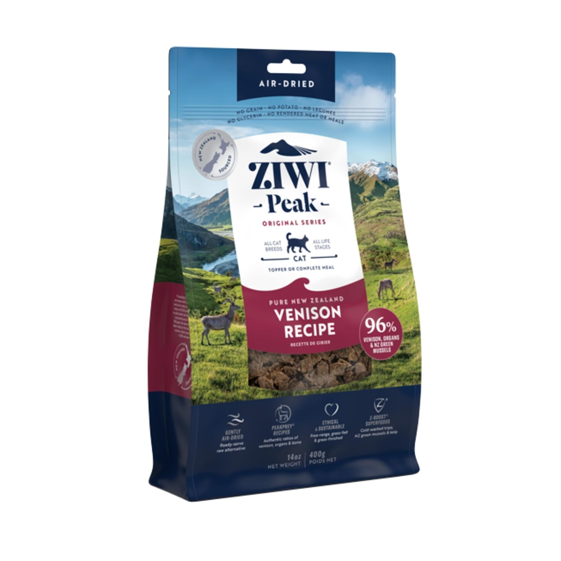 ZIWI Peak Dry Cat Food Venison Recipe 400g