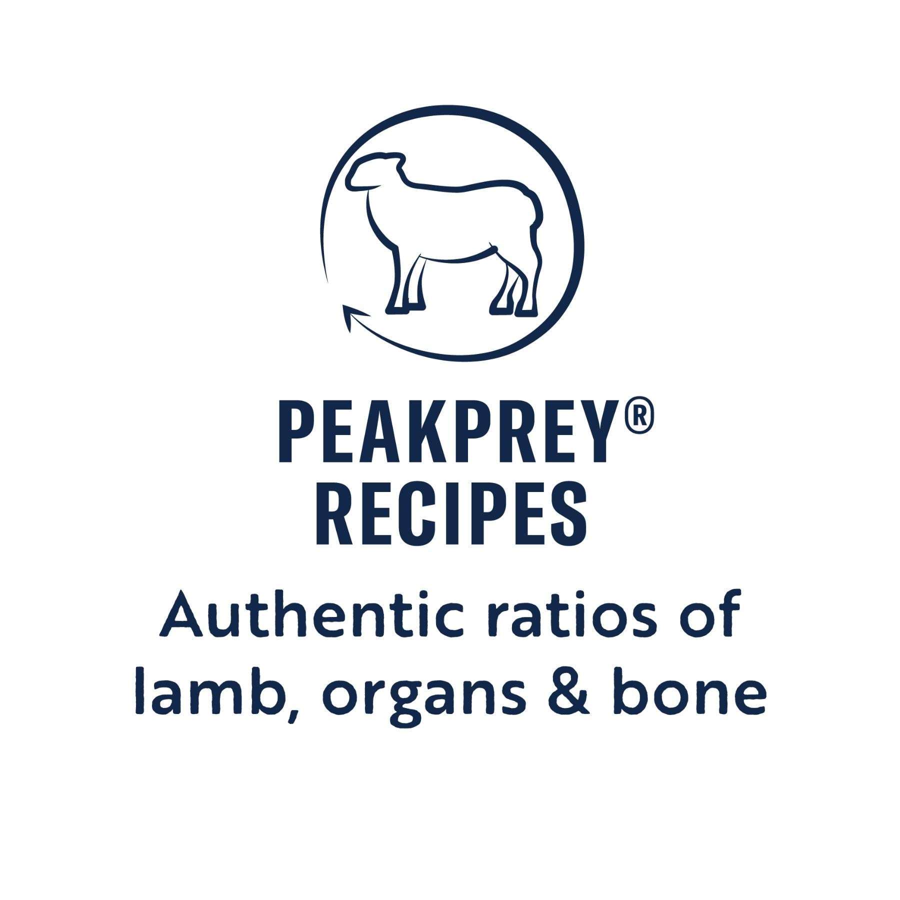 ZIWI Peak Dry Dog Food Tripe & Lamb PeakPrey Recipe.