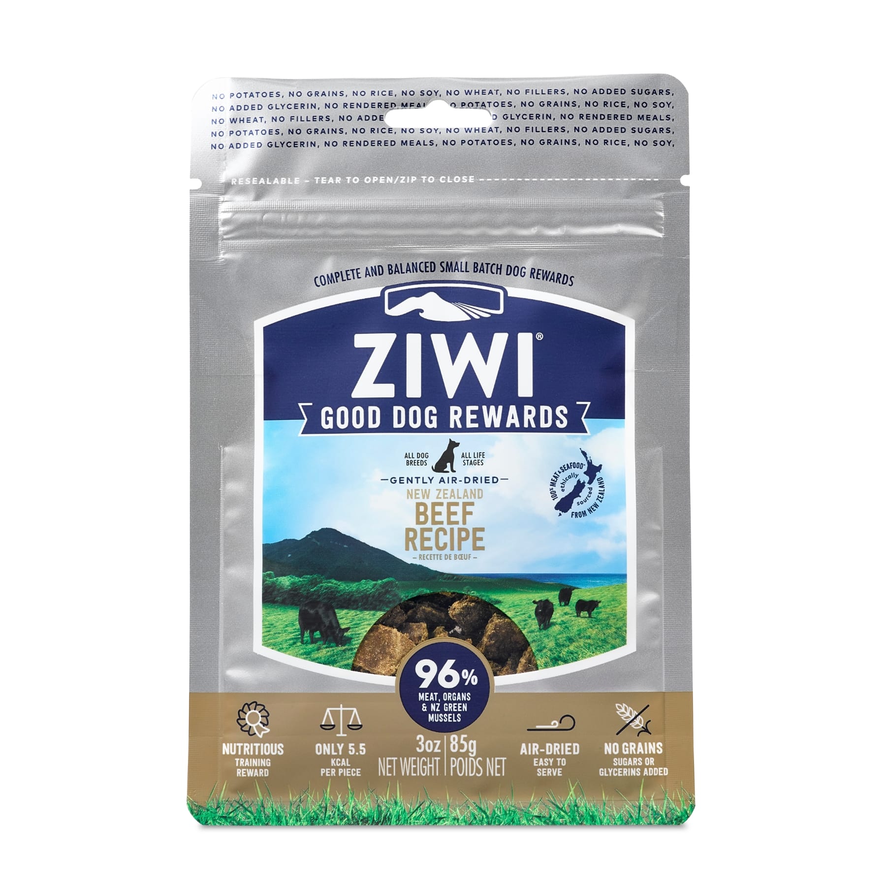 ZIWI Peak Good Dog Rewards Beef Recipe. Premium Treats for Dogs. All Breeds and Life Stages.