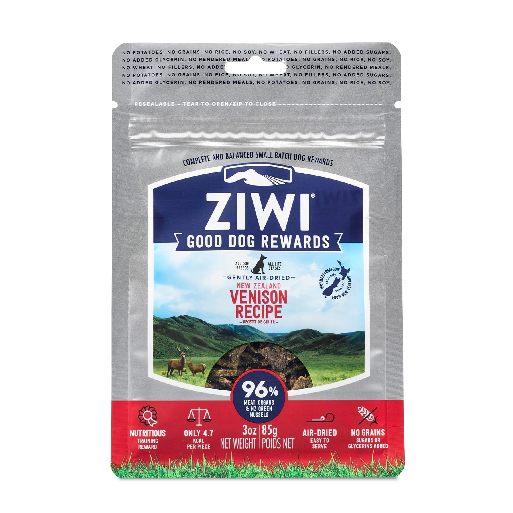 ZIWI Peak Good Dog Rewards Venison Recipe. Premium Treats for Dogs.