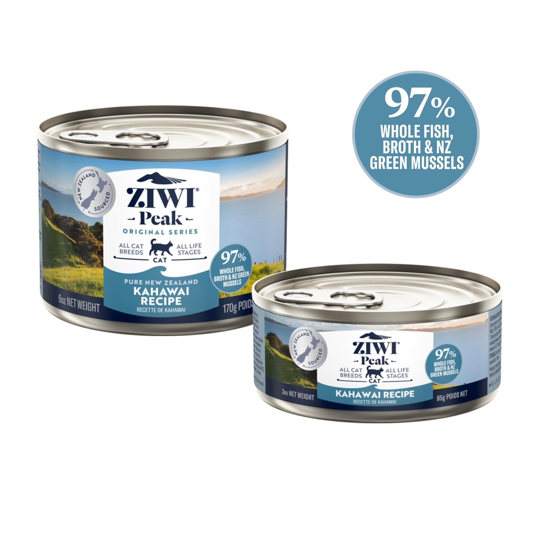 ZIWI Peak Wet Cat Food Kahawai Recipe Pure Goodness Pet Variety